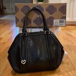 Brighton black leather bag “Charlotte”